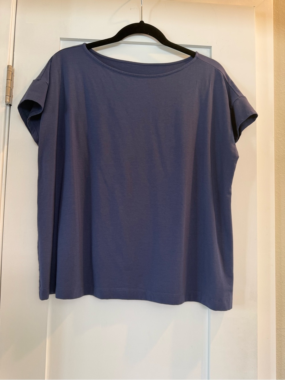 J. Jill Relaxed Boatneck Tee in Slate Blue